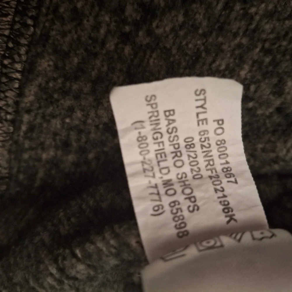 Natural Reflections Henley Pullover Sweater Mens M Speckled Fleece‎